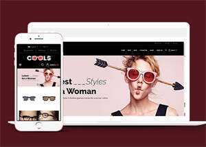 响应式眼镜网上商城HTML5模板-D站-dildil共享平台