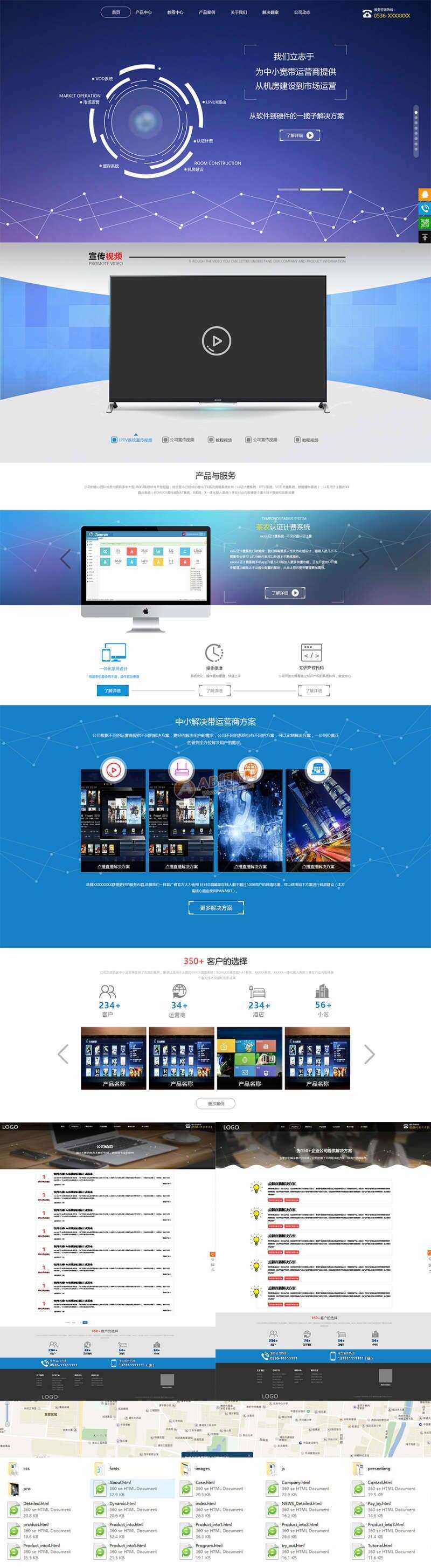 软件开发智能科技公司网站html模板-D站-dildil共享平台